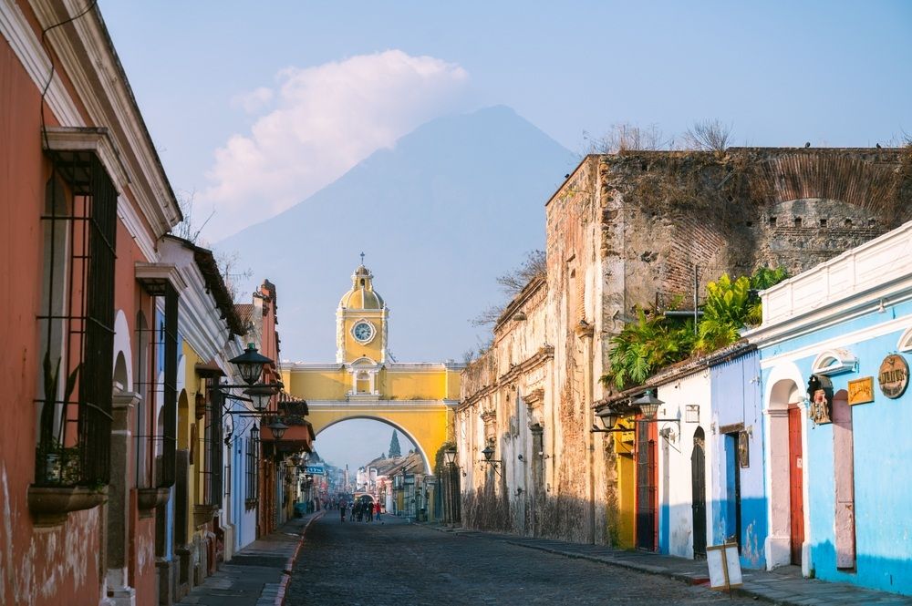 Guatemal, Antigua Utcakép