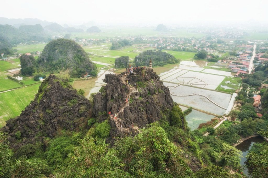Ninh Binh - Mua-barlang kilátója