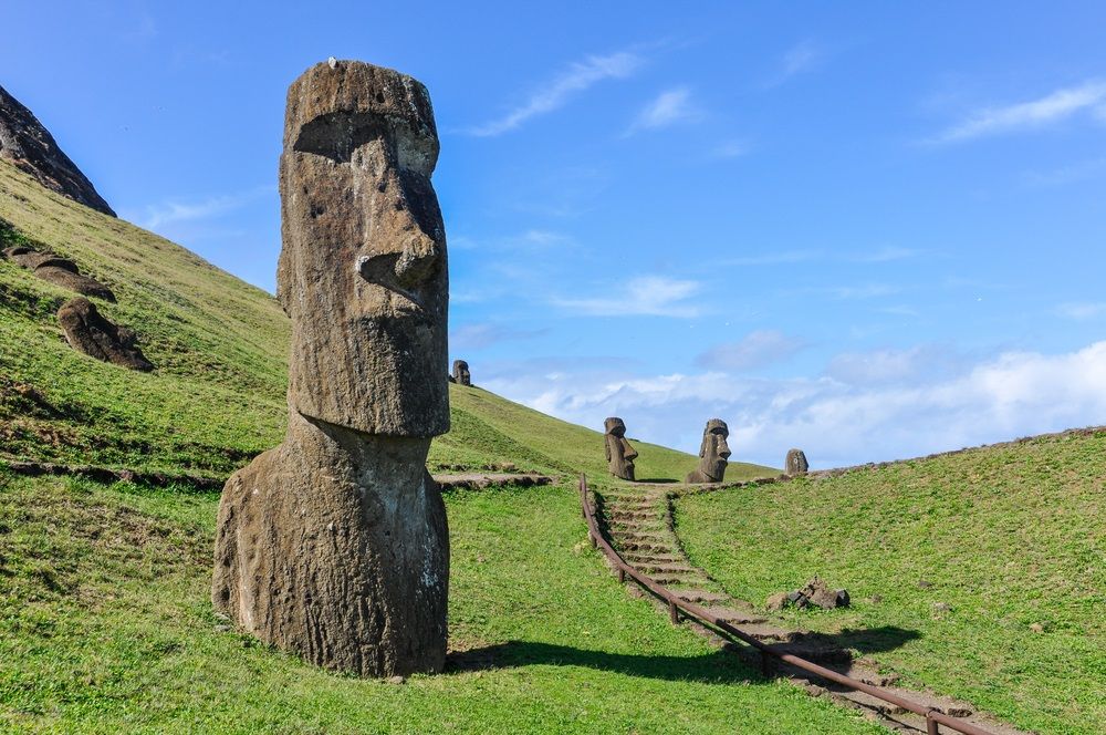 Húsvét szigetek szobrai