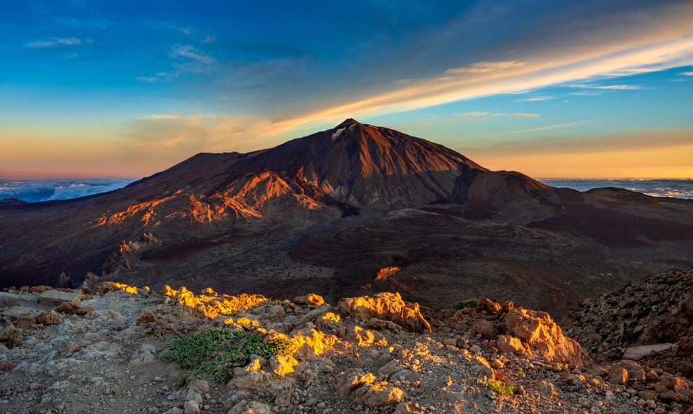 Teide, holdbéli táj Tenerifén