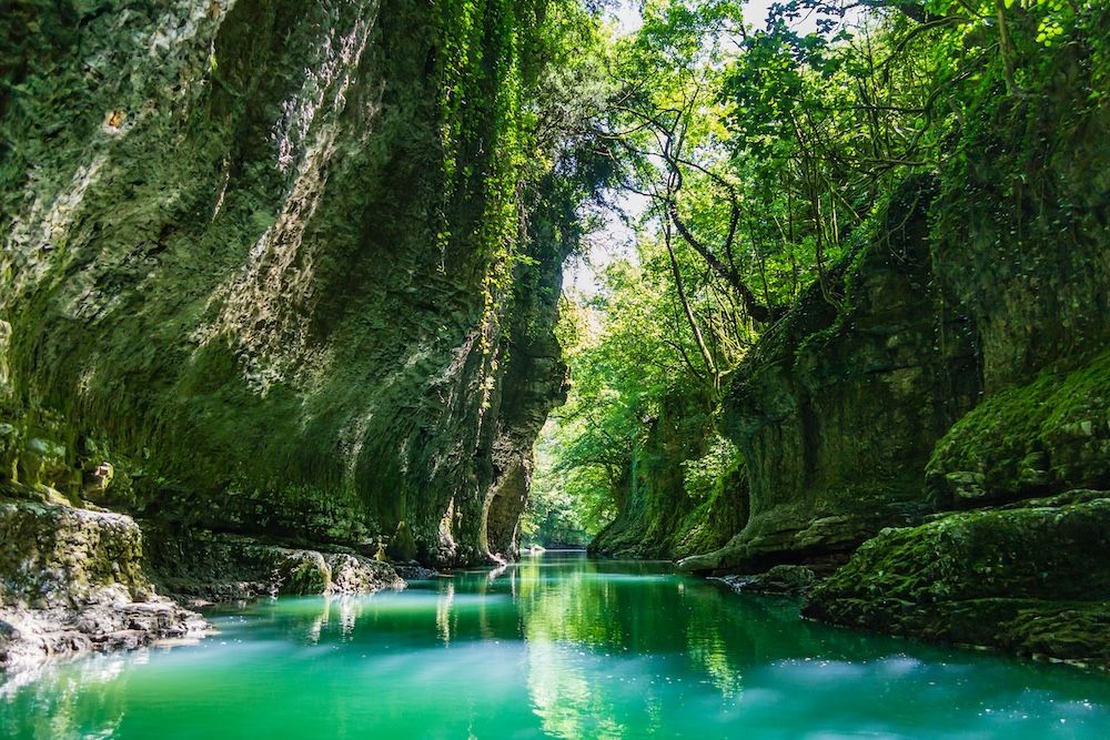 A Martvili-kanyon víziútja