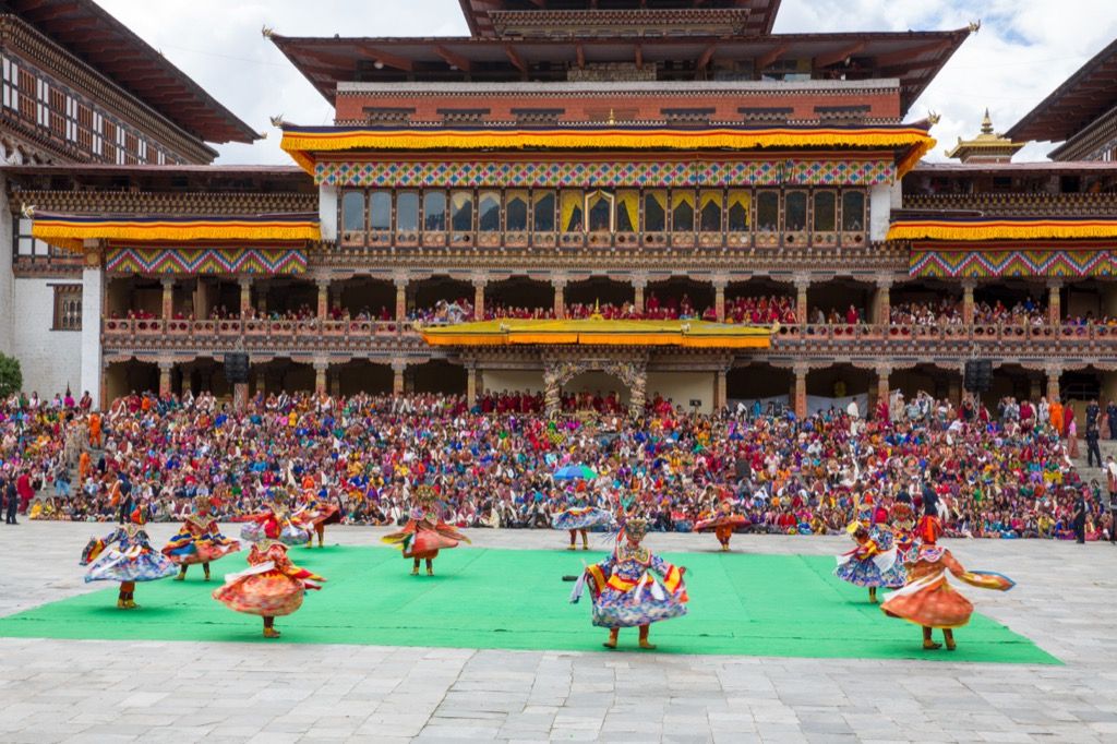 Bhután palotája