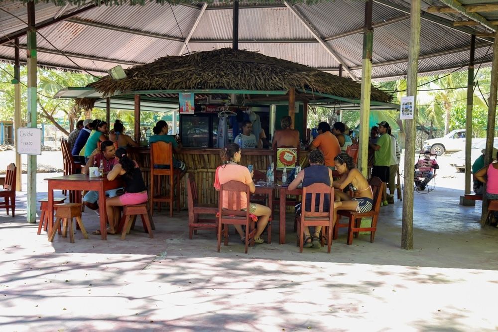 Pura vida életérzés egy kávézóban, Costa Rica