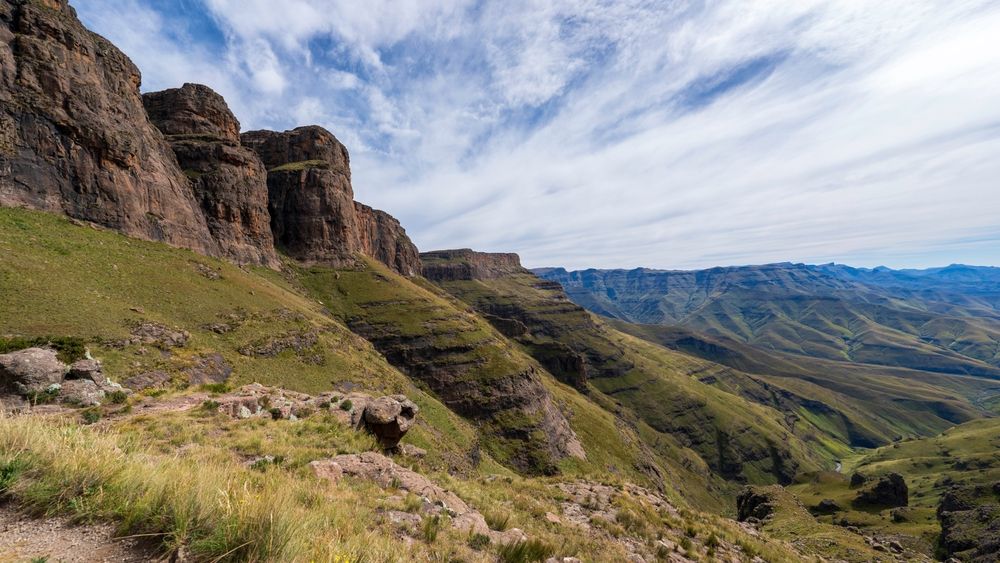 Dél-Afrika legmagasabb csúcsa, a Mafadi felé