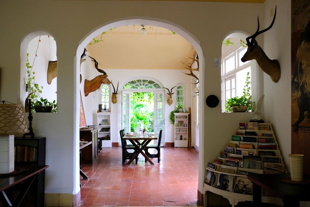 Hemingway otthona belülről, Kuba, Havanna