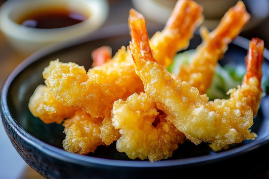 Garnéla tempura