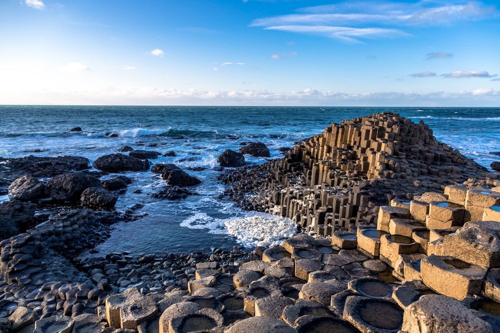 Észak-Írországban a Giant's Causeway