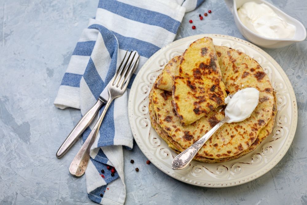 Lefse, norvég lapos kenyér étel