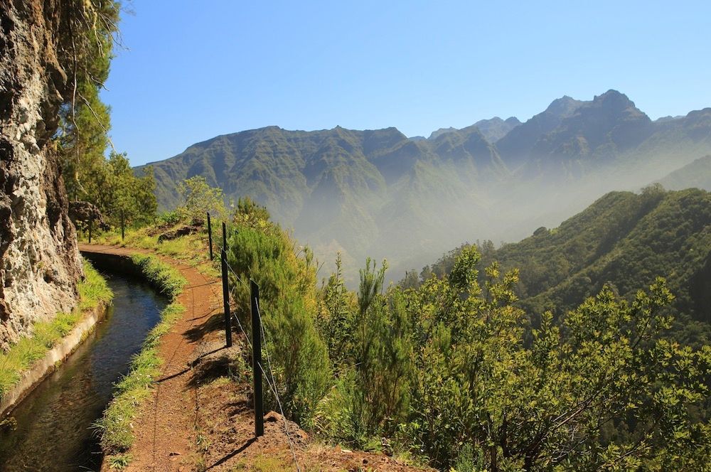 Madeira túra. Túra a leveda mentén.
