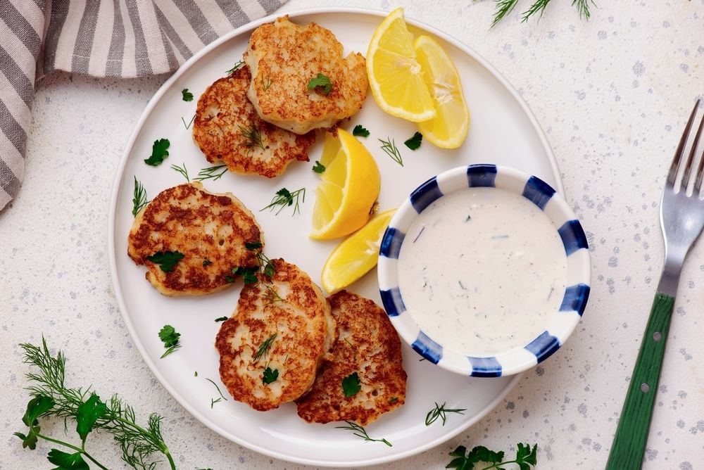 Norvég étel, fish cake